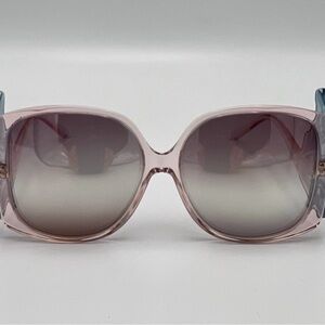 Giorgio Armani Floral acrylic sunglasses